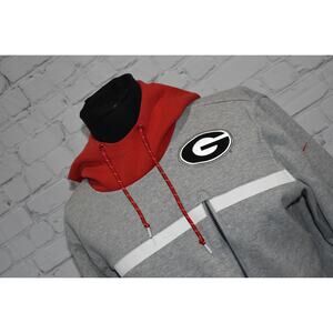 Nike Hoodie Womens Size Large UGA University Georgia Bulldogs DAWGS Gray